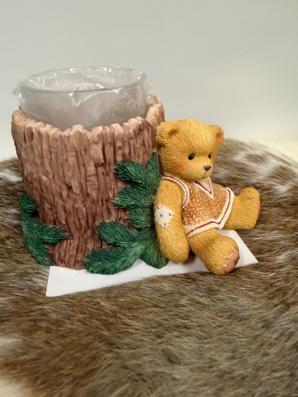 Cherished Teddies- Tree Trunk- EJ689